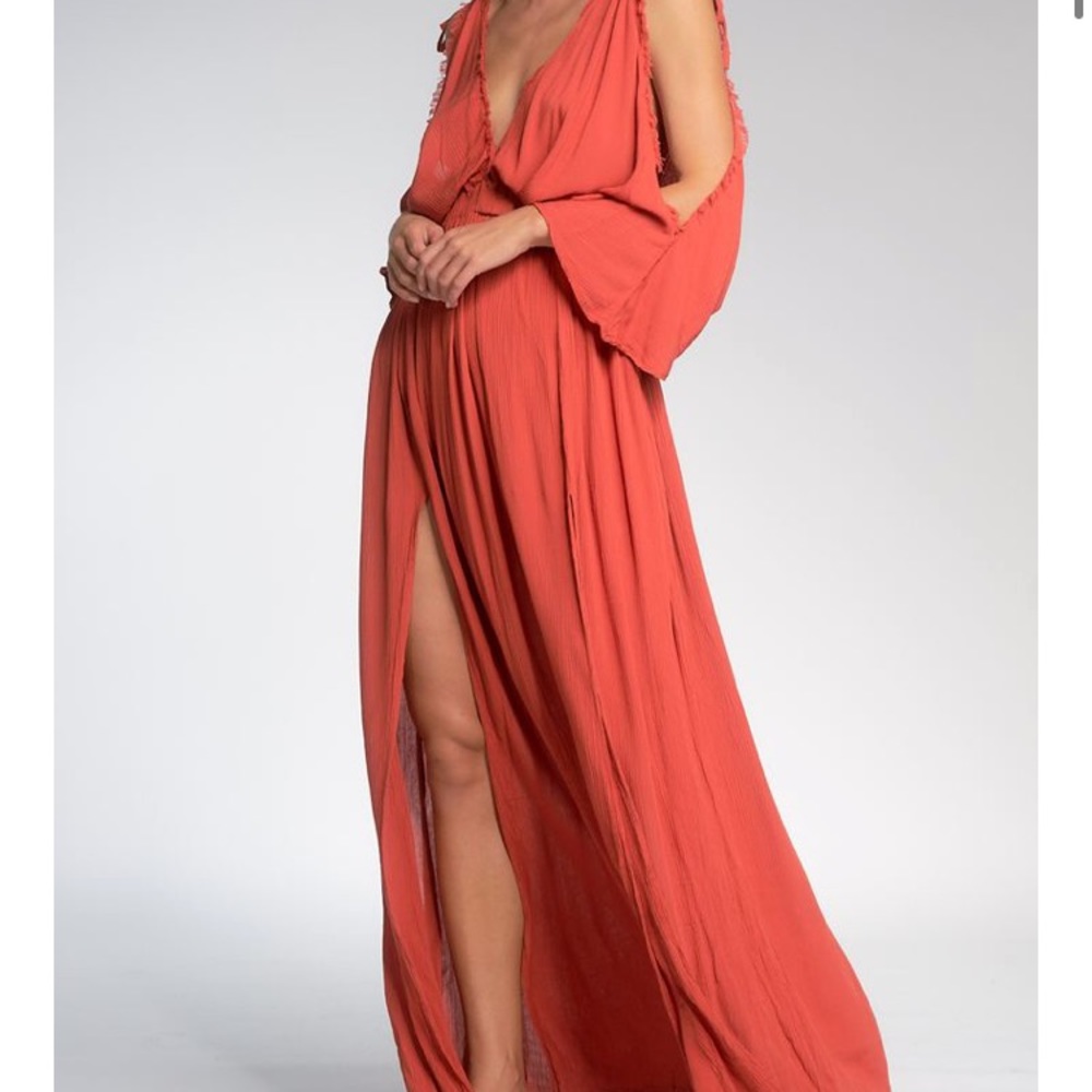 Take Me Away Mallorca Mauve Boho Dress